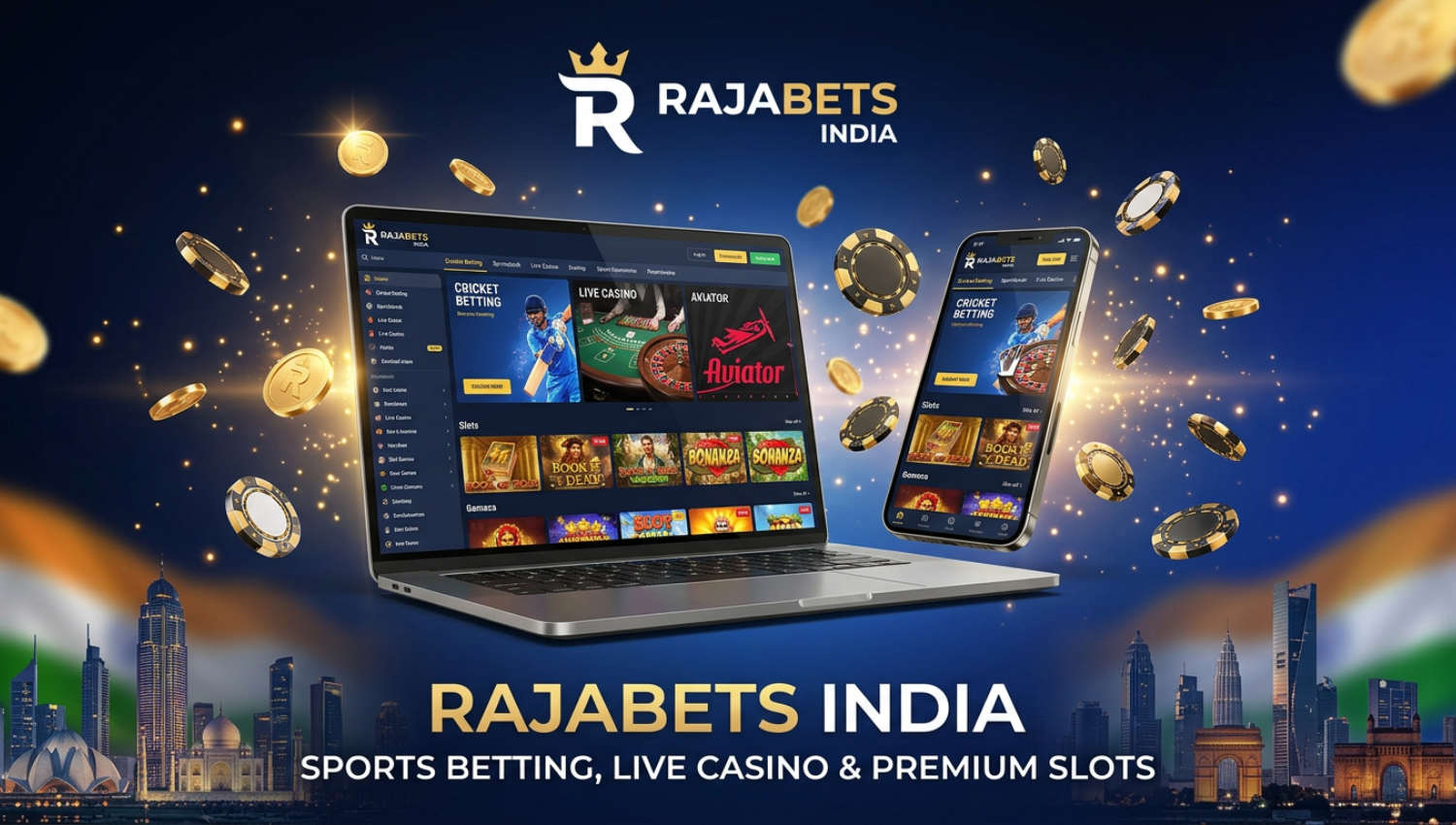 Rajabets India mobile casino experience on smartphone and tablet